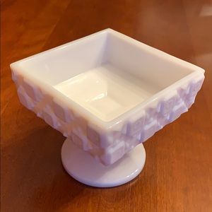 Square Milkglass Candy/Trinket Dish